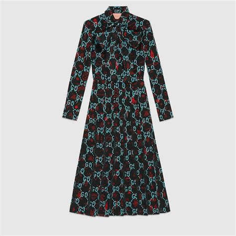 gucci stamp print dress|Gucci dresses for women.